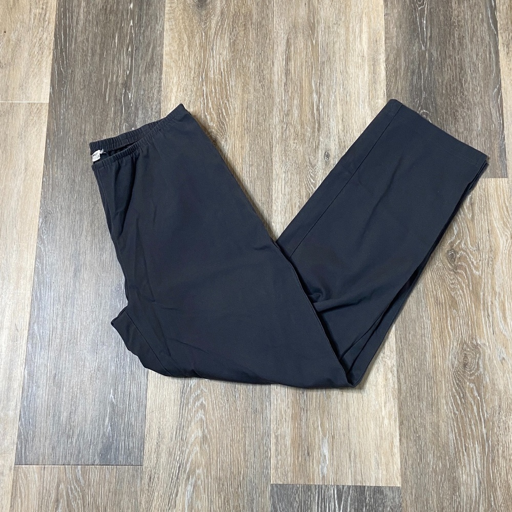 EILEEN FISHER Gray Elastic Waist Lightweight Pants Size Small